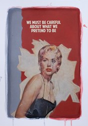 We Must Be Careful (Red) by The Connor Brothers - Hand Coloured Edition sized 12x16 inches. Available from Whitewall Galleries